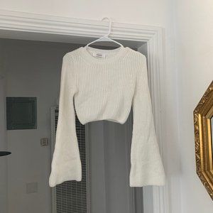Cropped Knit Sweater